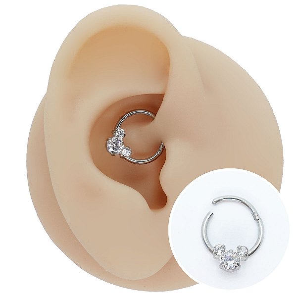 Piercing Argola em Aço Ratinho