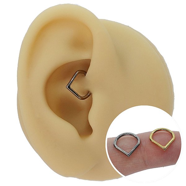 Piercing Argola Titânio Segmento Liso