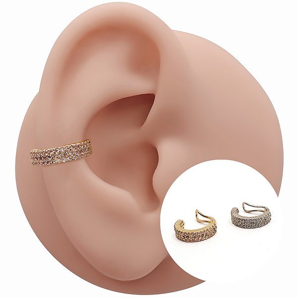 Piercing Folheado Fake Fashion