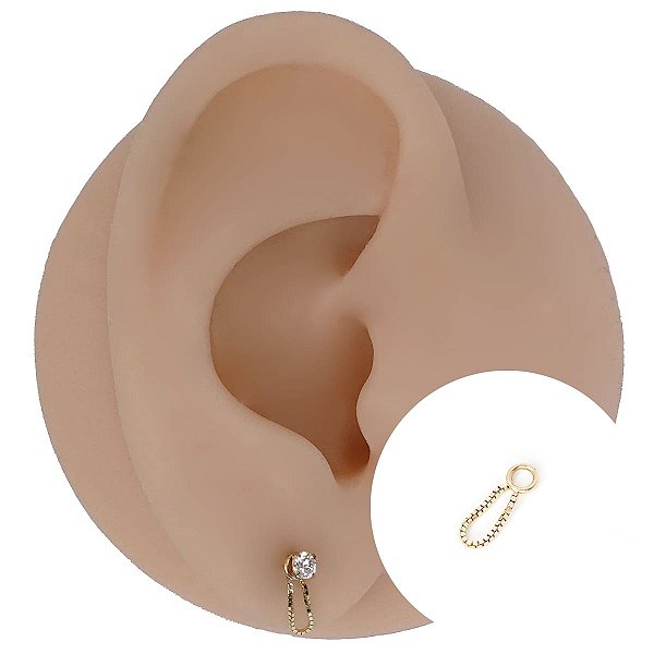 Pingente Ouro Charm Gota Liso