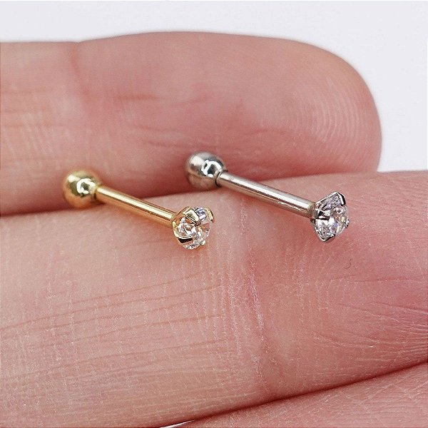 Piercing Microbell em Ouro 18K Classic
