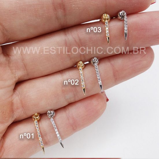 Piercing Microbell em Ouro 18K Barra Bellevue