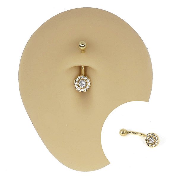 Piercing Banana em Ouro 18k Mandala