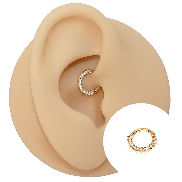 Piercing Argola Clicker em Ouro 18K Delicat