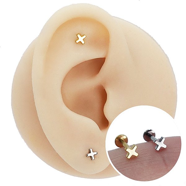 Piercing Labret em Titânio Plus