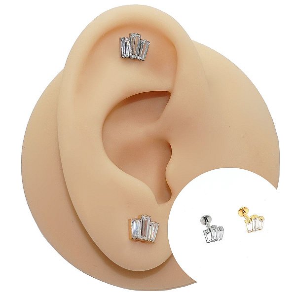 Piercing Labret em Titânio Enchanted