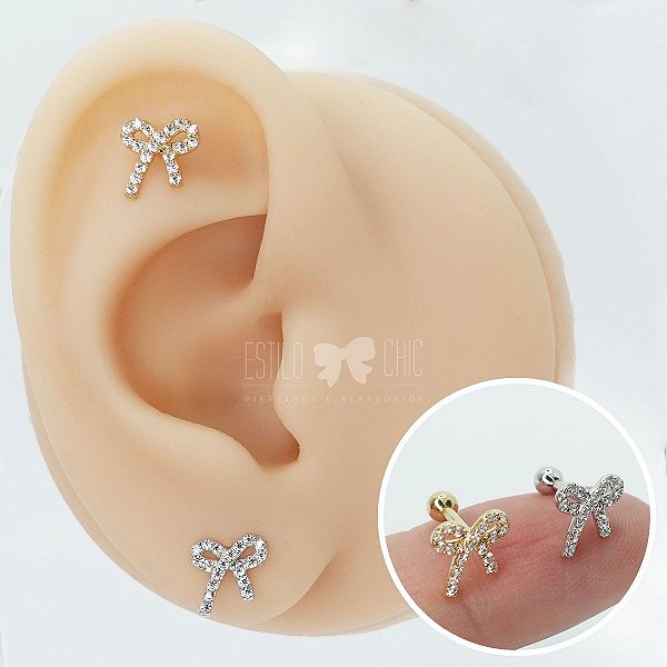 Piercing Microbell Ouro 18K Laço