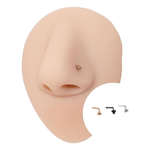Piercing Nostril em Aço PVD Balls
