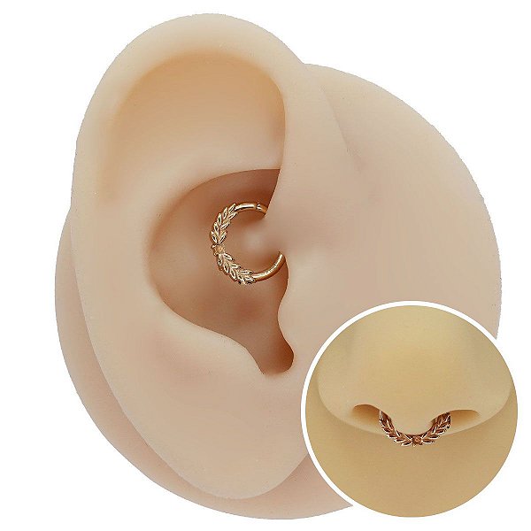 Piercing Argola Clicker em Aço PVD Athenas