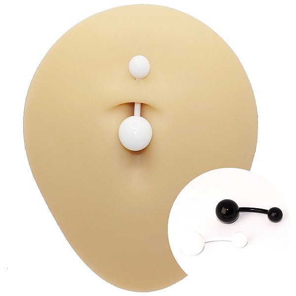 Piercing Banana em Bioflex