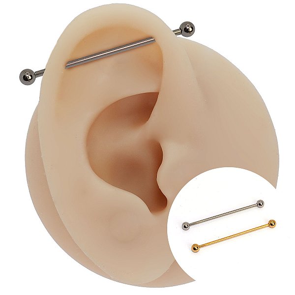 Piercing Transversal em Titânio Basic RE
