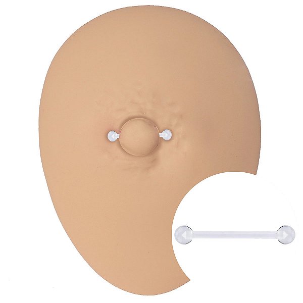 Piercing Barbell em Bioflex 1,6mm