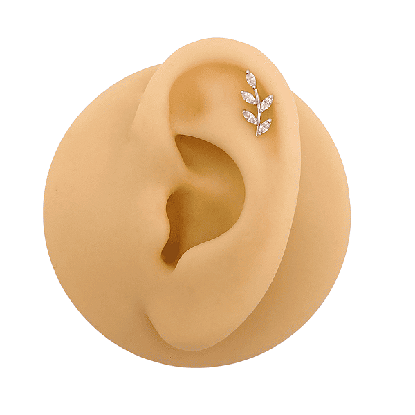Piercing Microbell Ouro 18K Ramo