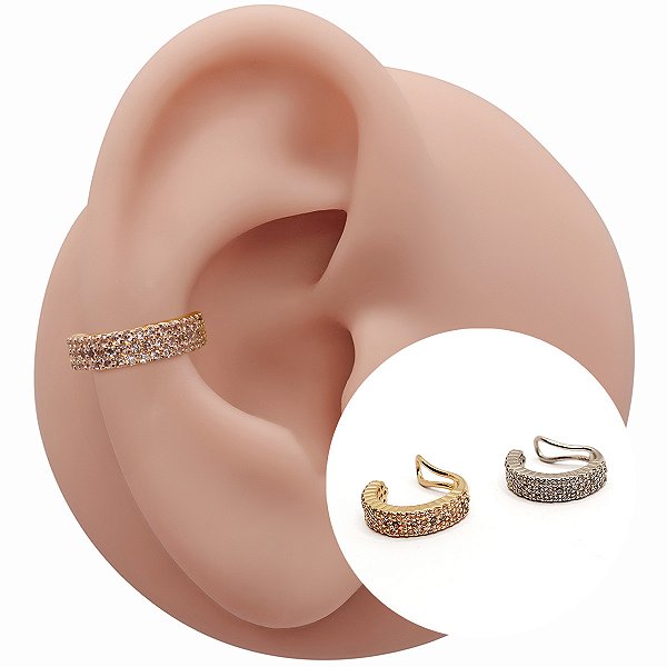 Piercing Folheado Fake Fashion