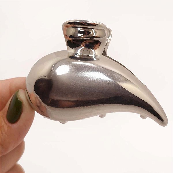 Presilha Piranha de Cabelo Folheado Drop