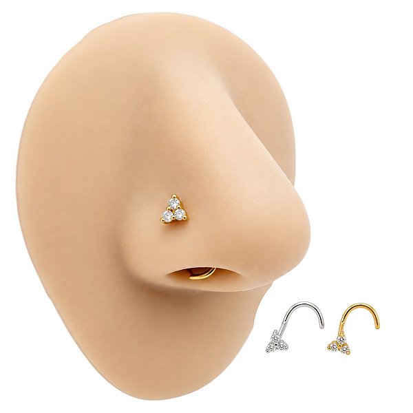 Piercing Nostril em Titânio Trinity