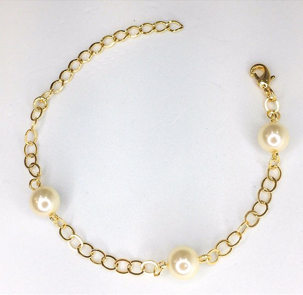 PULSEIRA OURO PÉROLA