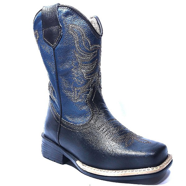 Bota Cano Longo INFANTIL 106081 - AZUL PRETO