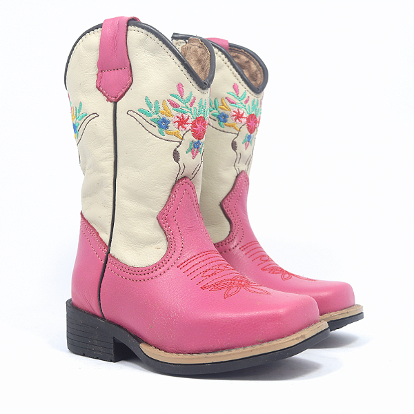 Bota Cano Longo Infantil 10695 - ROSA GELO