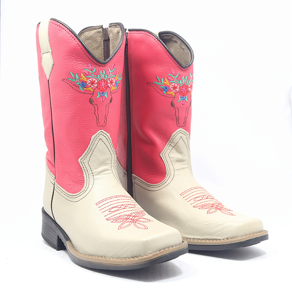 Bota Cano Longo Infantil 10695 - GELO ROSA