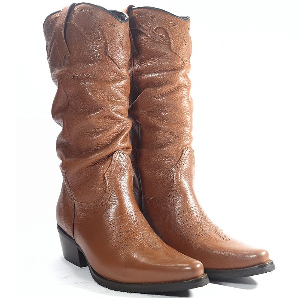 Bota Cano Longo Bico Fino 03334 - Havana Floater