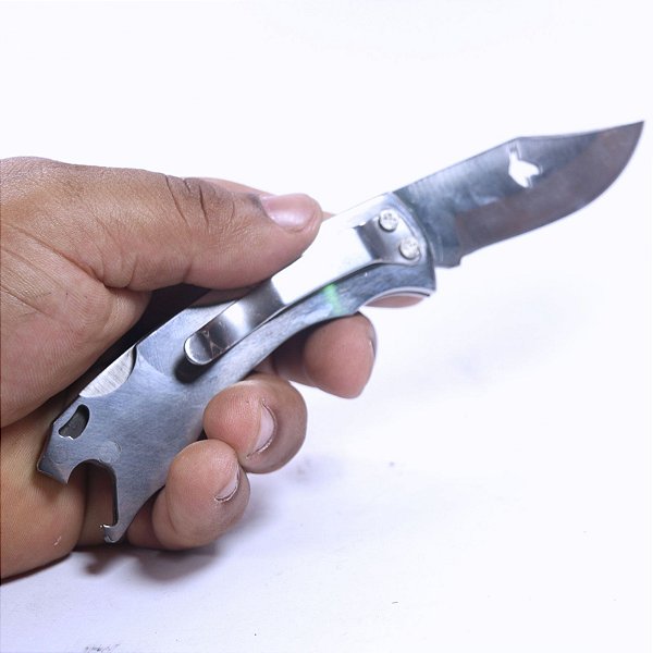 Canivete Inox Cabo com Abridor Naja