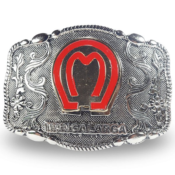 Fivela Country Manga Larga 022 - Vermelho Prata