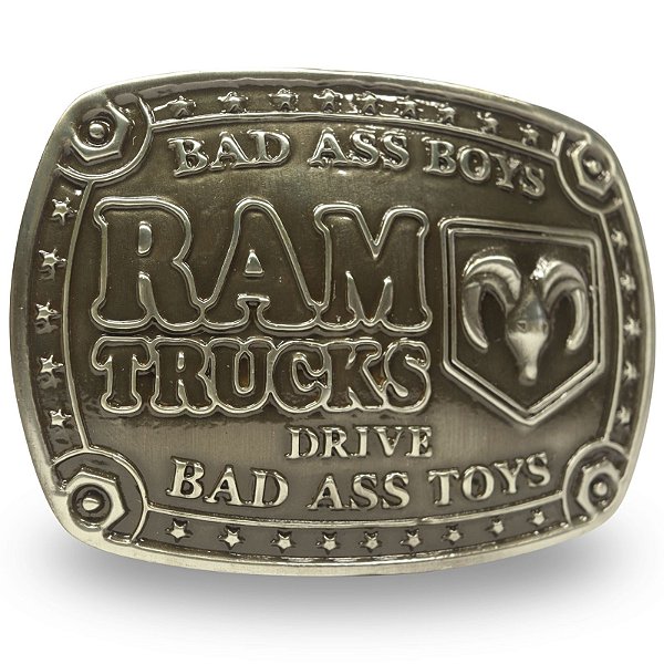 Fivela Country Ram Trucks 049 10x7 - Envelhecida