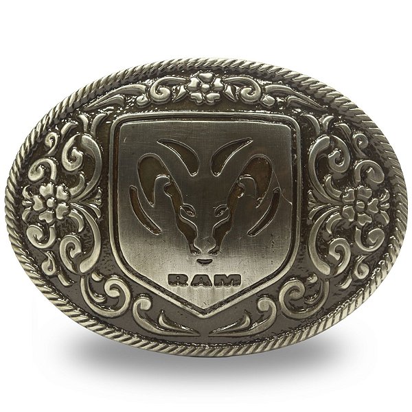 Fivela Country Ram Trucks 050 10x7 - Envelhecida