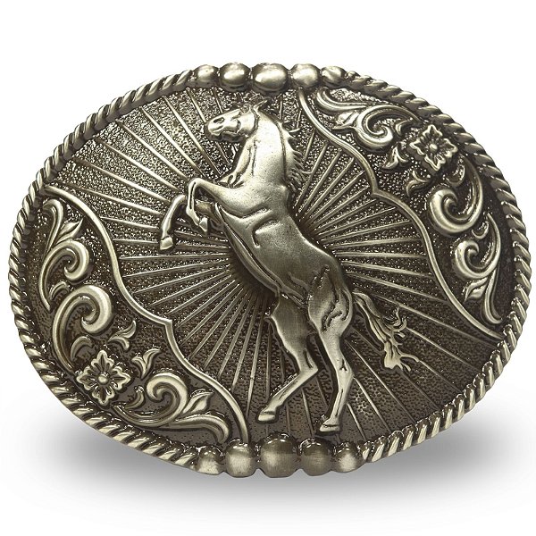 Fivela Country Cavalo 11x8 060 - Envelhecido