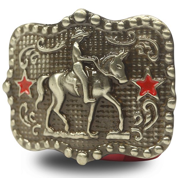 Fivela INFANTIL Country Cowboy 063 5x4 - Envelhecida
