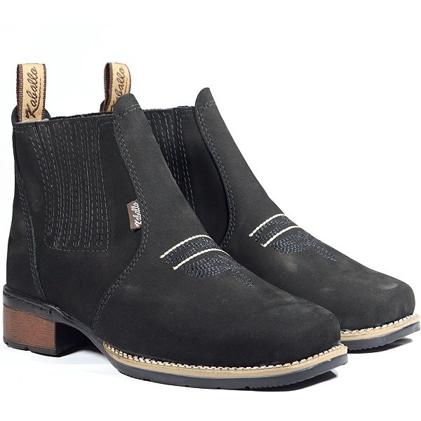 Botina Kaballo 22676 - Preto Nobook