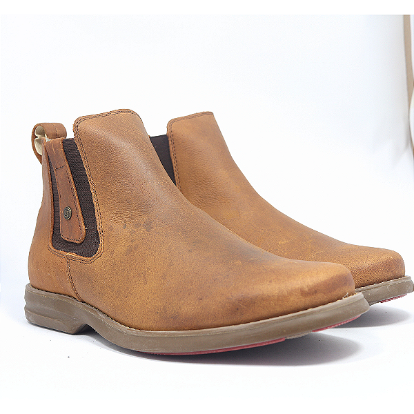 Botina Confort 307 - Couro Crazy Horse tabaco