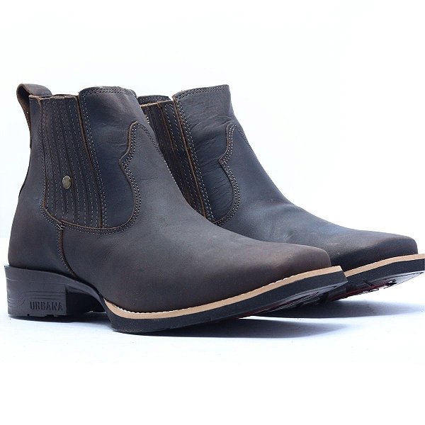 BOTA DA URBANA SEM BORDADO BQ 110 - tabaco Crazy Horse