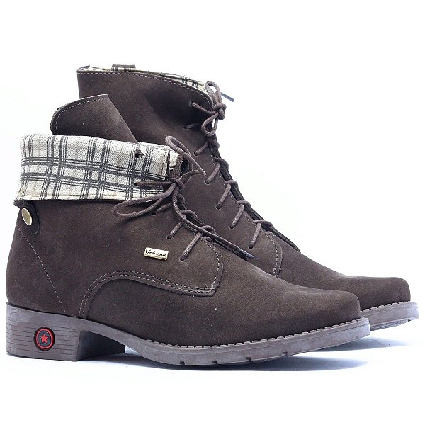 Coturno Feminino 702 - Castanho