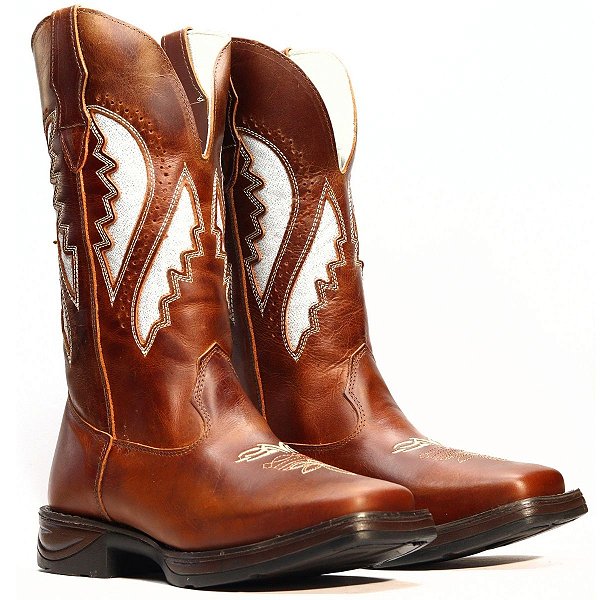 Bota Texana Bord. L510A 909 - Fóssil Mostarda