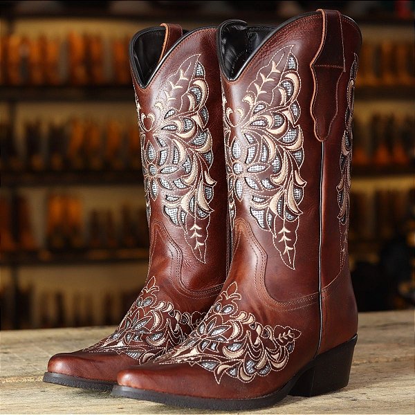 Bota Texana Feminina Laser 3592 – Pekus Cela