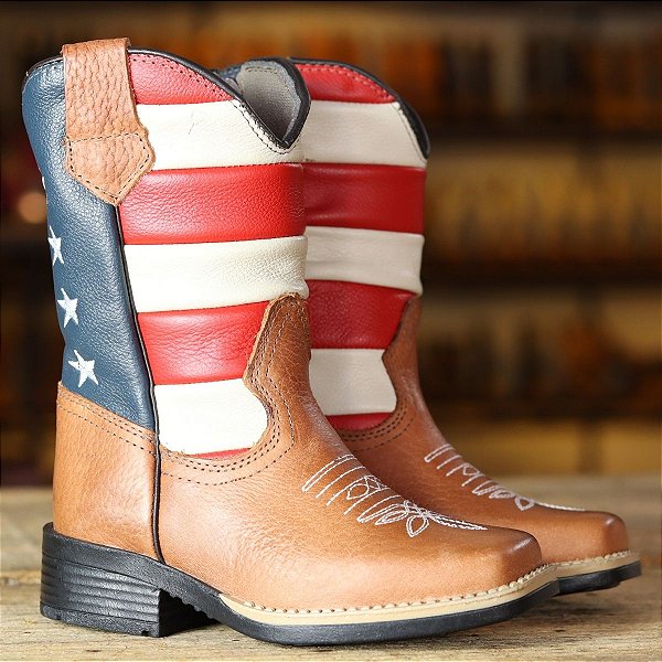 Bota Texana Infantil EUA 10604 – Malboro Whisky