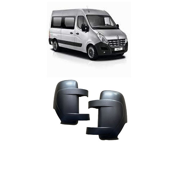 Par Capa Retrovisor Renault Master 2014 A 2022 (Braço Curto)