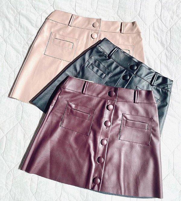 SAIA EM COURO SINTÉTICO MANHATTAN