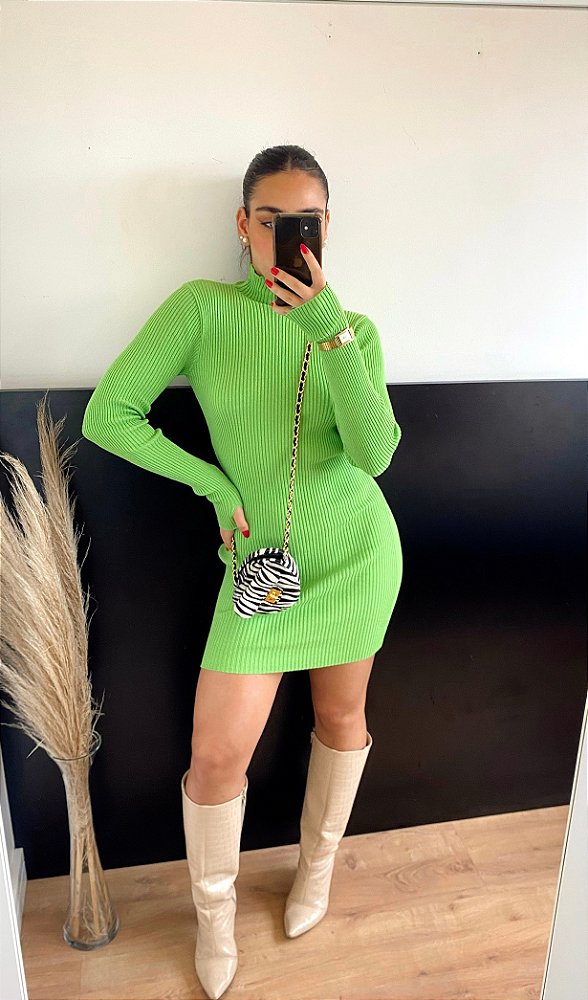 VESTIDO CANELADO ANITTA