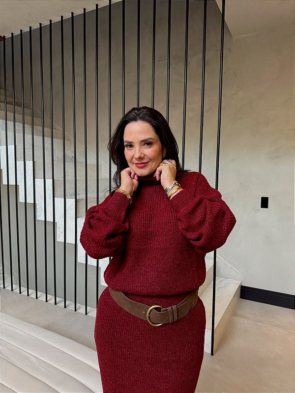 CONJUNTO DE SAIA E BLUSA EDI