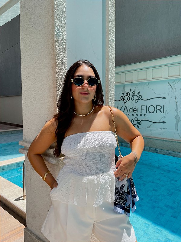 BLUSA SEM ALÇA LAISE DUNA