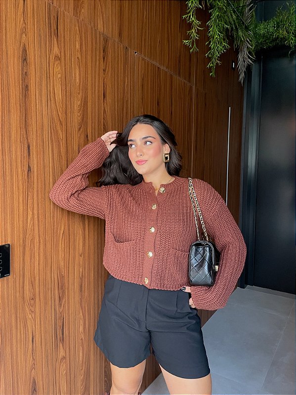 CASACO DE TRICÔ LÓTUS