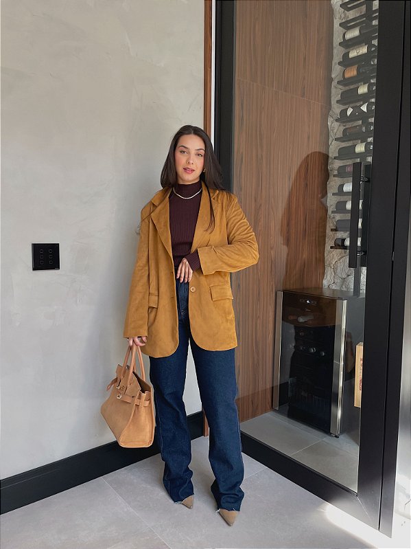 BLAZER EM SUEDE GRAZI