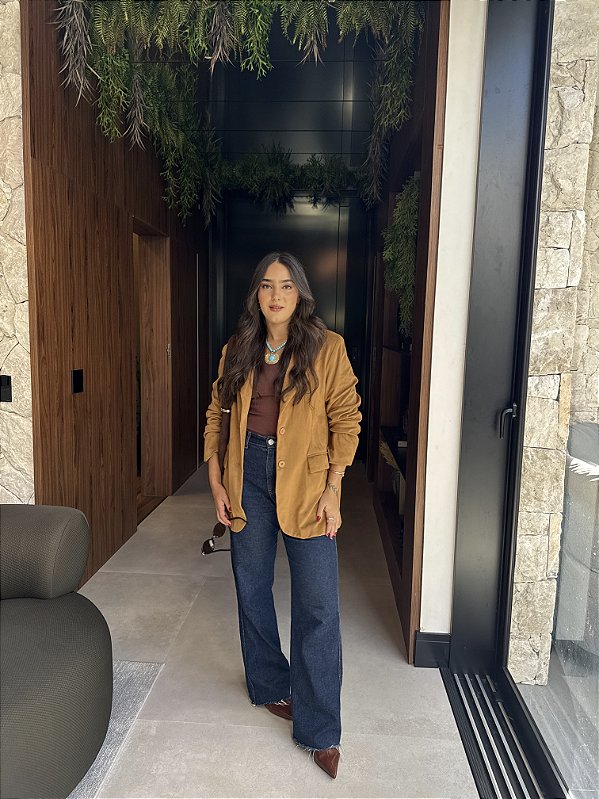 BLAZER EM SUEDE GRAZI