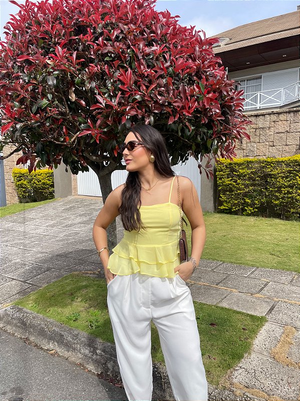 BLUSA COM ALÇAS MAIA