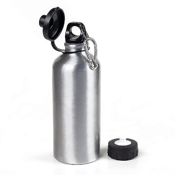 Squeeze de Alumínio para Sublimação - Prata - 600ml