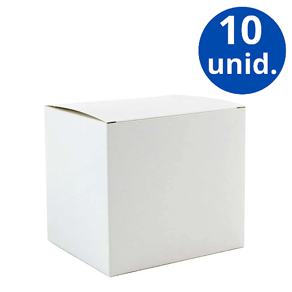 Caixinha Branca para Caneca - 10 Unidades
