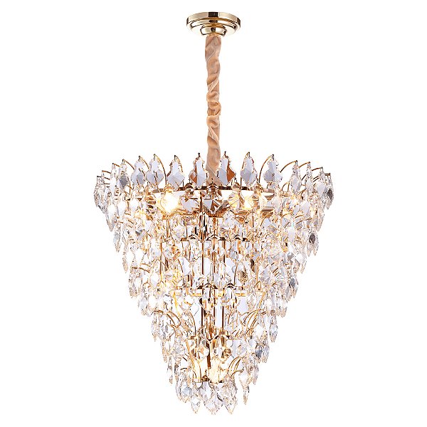 Lustre Paris Clássico Dourado (D)65Cm (A)65Cm | AQ024S